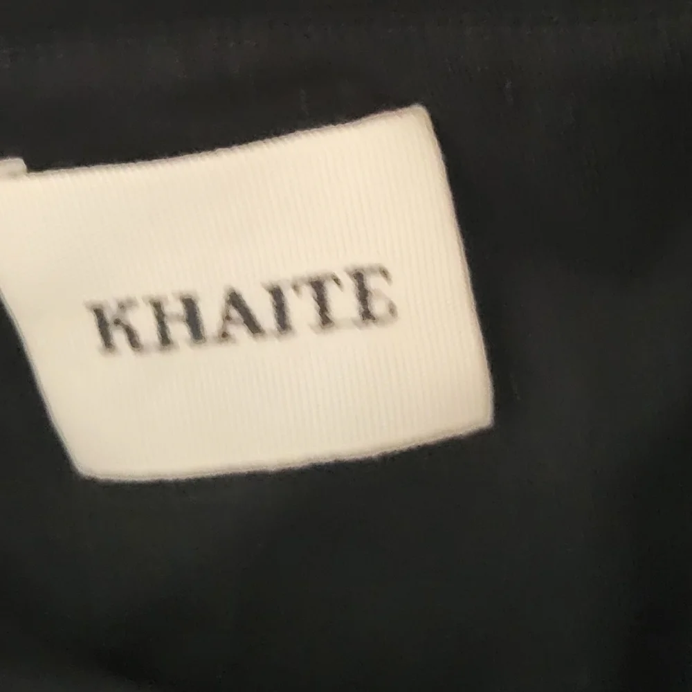 Khaite Black Spence dress in Italian stretch-cotton jersey Size Small - Picture 8 of 12